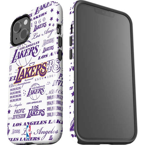 NBA LA Lakers Historic Blast iPhone 15 Impact Case