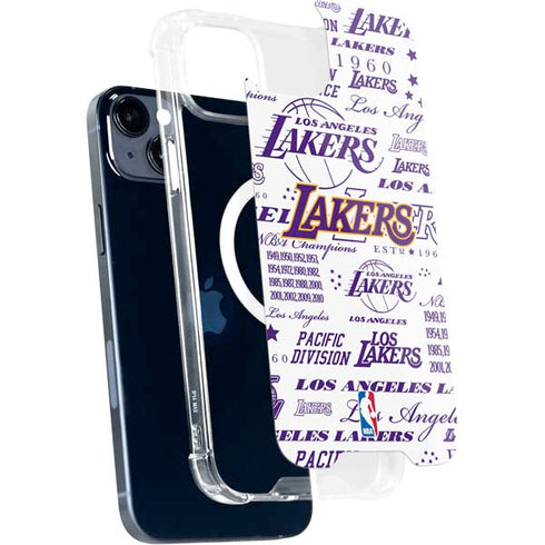 NBA LA Lakers Historic Blast iPhone 15 Plus MagSafe Case