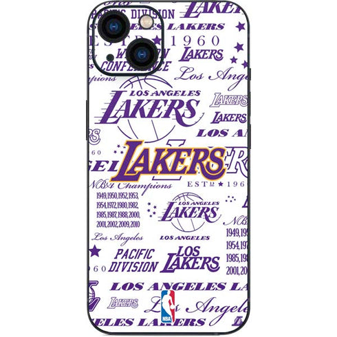 NBA LA Lakers Historic Blast iPhone 14 Plus Skin