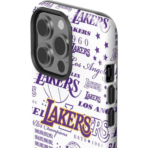 NBA LA Lakers Historic Blast iPhone 14 Pro Impact Case