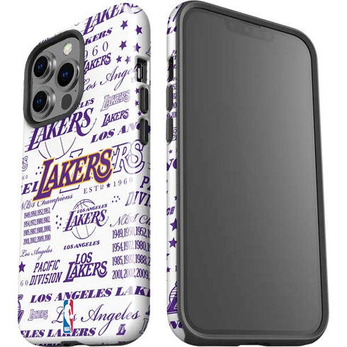 NBA LA Lakers Historic Blast iPhone 14 Pro Impact Case