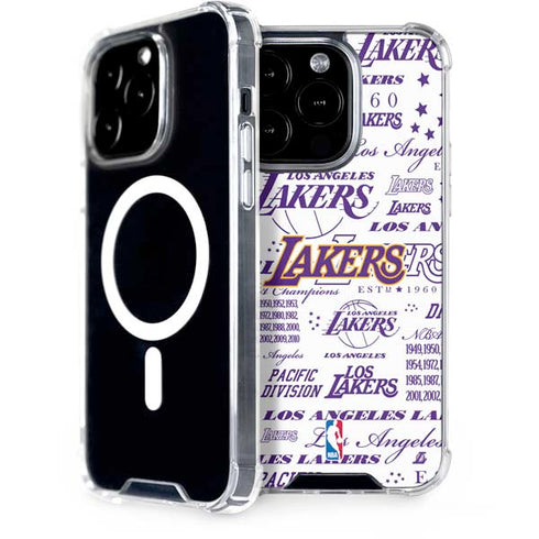 NBA LA Lakers Historic Blast iPhone 14 Pro MagSafe Case