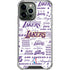 NBA LA Lakers Historic Blast iPhone 14 Pro Max Clear Case