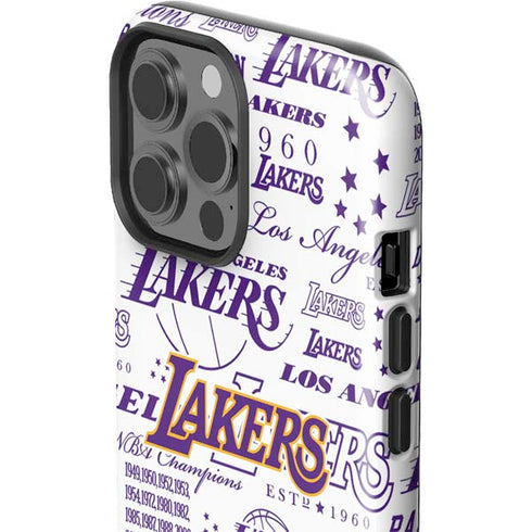 NBA LA Lakers Historic Blast iPhone 15 Pro Max Impact Case