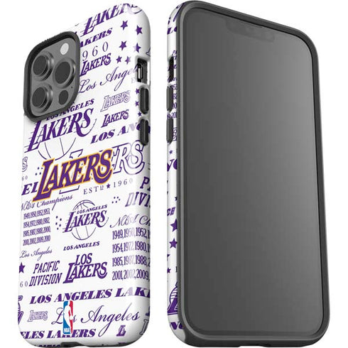 NBA LA Lakers Historic Blast iPhone 15 Pro Max Impact Case