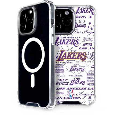 NBA LA Lakers Historic Blast iPhone 14 Pro Max MagSafe Case
