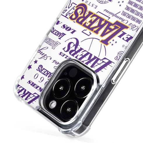 NBA LA Lakers Historic Blast iPhone 15 Pro Max MagSafe Case