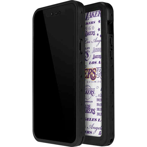 NBA LA Lakers Historic Blast iPhone 14 Pro Max Waterproof Case