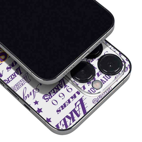 NBA LA Lakers Historic Blast iPhone 15 Pro Skin