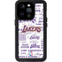 NBA LA Lakers Historic Blast iPhone 14 Pro Waterproof Case