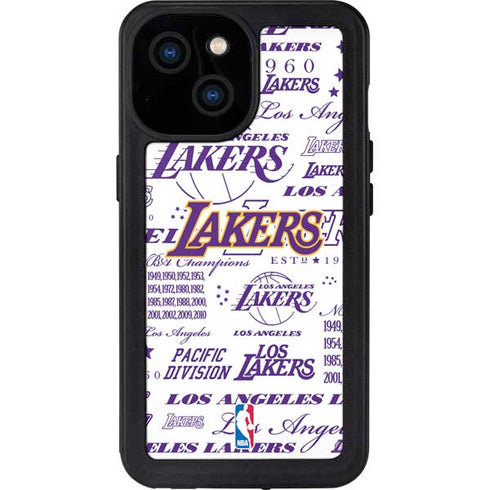 NBA LA Lakers Historic Blast iPhone 15 Waterproof Case