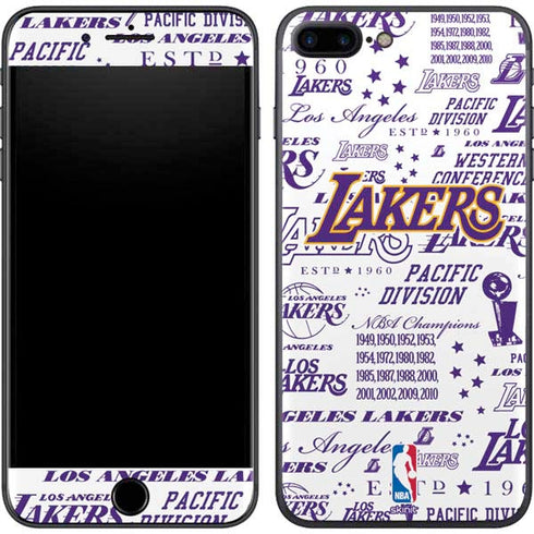 NBA LA Lakers Historic Blast iPhone 8 Plus Skin
