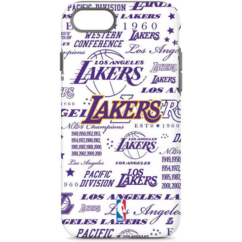NBA LA Lakers Historic Blast iPhone 8 Pro Case