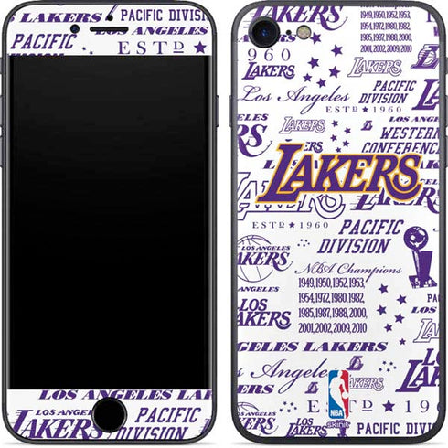 NBA LA Lakers Historic Blast iPhone 8 Skin