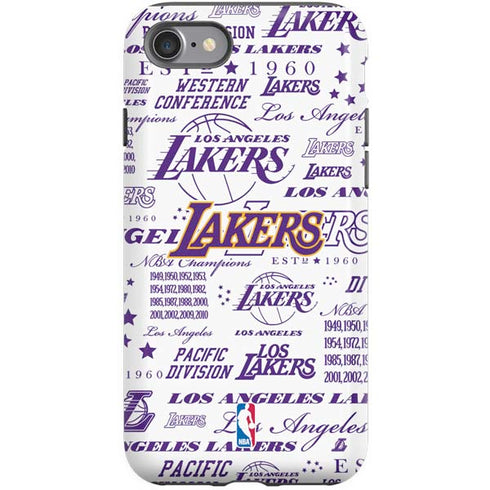 NBA LA Lakers Historic Blast iPhone SE (2nd & 3rd Gen) Pro Case