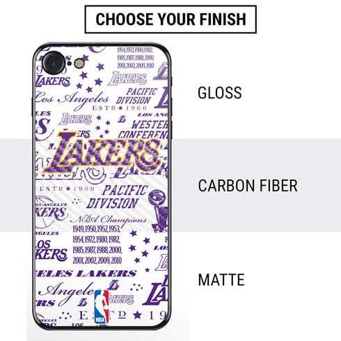 NBA LA Lakers Historic Blast iPhone SE (2nd & 3rd Gen) Skin