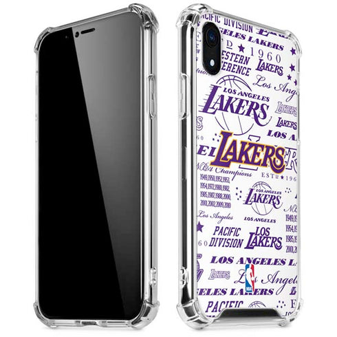NBA LA Lakers Historic Blast iPhone XR Clear Case