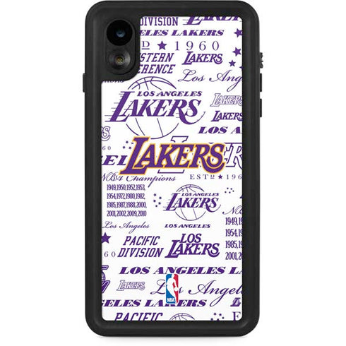NBA LA Lakers Historic Blast iPhone XR Waterproof Case