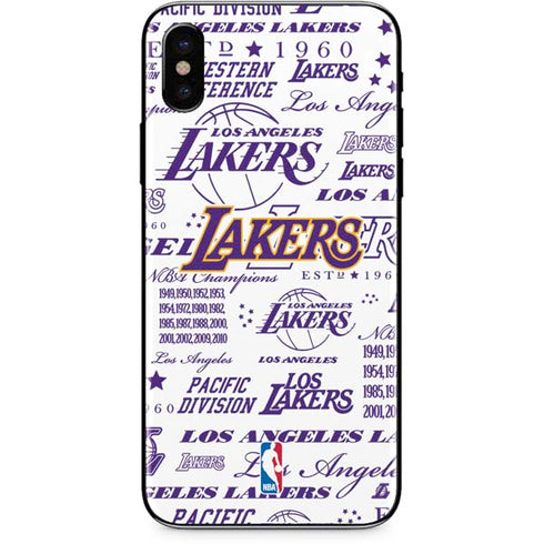 NBA LA Lakers Historic Blast iPhone XS Max Skin