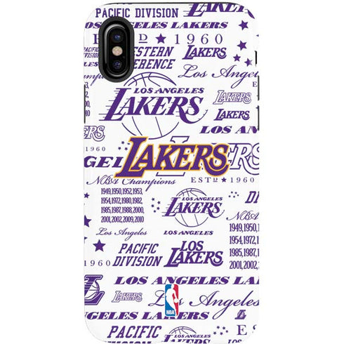 NBA LA Lakers Historic Blast iPhone XS Pro Case