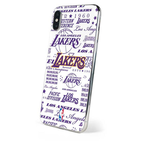 NBA LA Lakers Historic Blast iPhone XS Skin