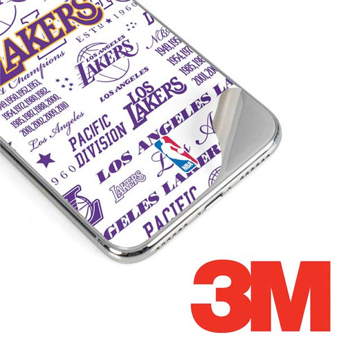 NBA LA Lakers Historic Blast iPhone XS Skin