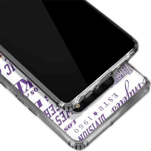 NBA LA Lakers Historic Blast LG Stylo 6 Clear Case
