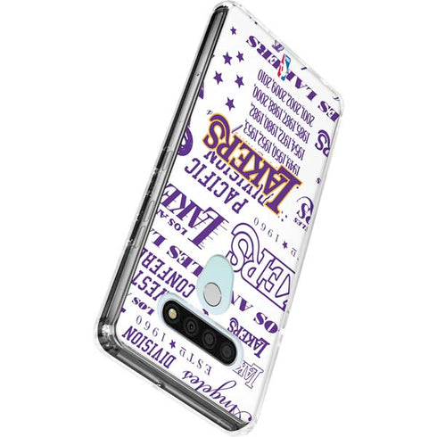NBA LA Lakers Historic Blast LG Stylo 6 Clear Case