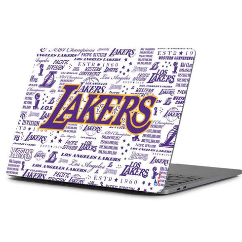 NBA LA Lakers Historic Blast Apple MacBook Pro 13-inch Skin