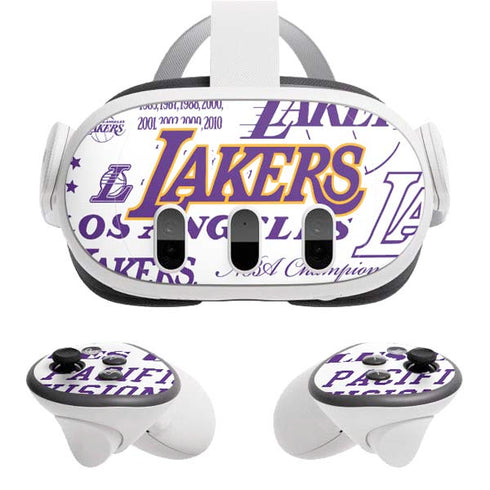NBA LA Lakers Historic Blast Meta Quest 3 Skin