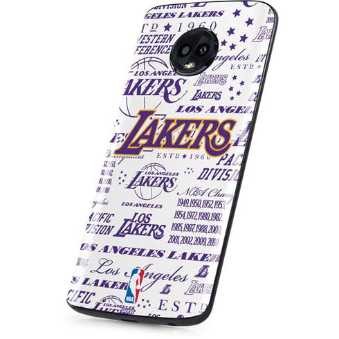 NBA LA Lakers Historic Blast Moto G6 Skin