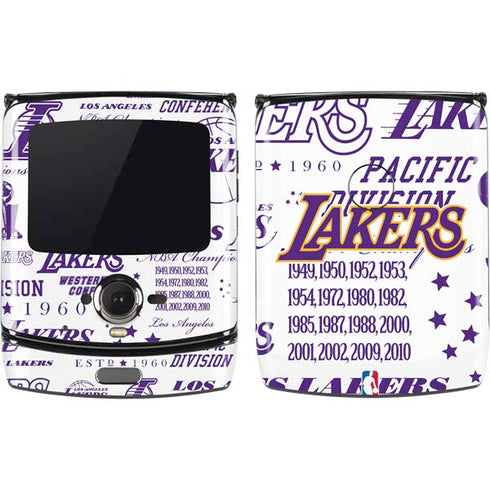 NBA LA Lakers Historic Blast Motorola RAZR Skin