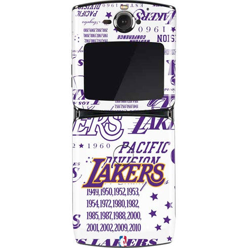 NBA LA Lakers Historic Blast Motorola RAZR Skin