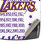 NBA LA Lakers Historic Blast Motorola RAZR Skin