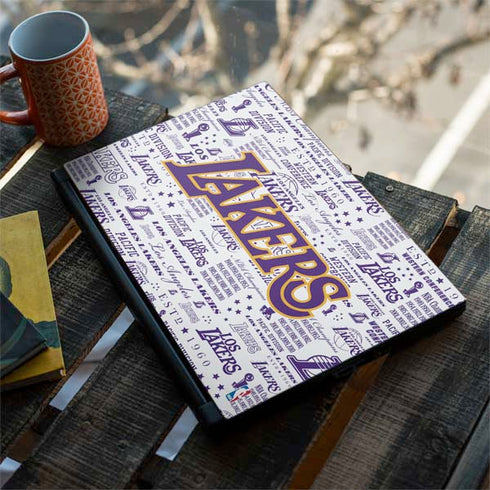NBA LA Lakers Historic Blast MSI GS65 Stealth Laptop Skin