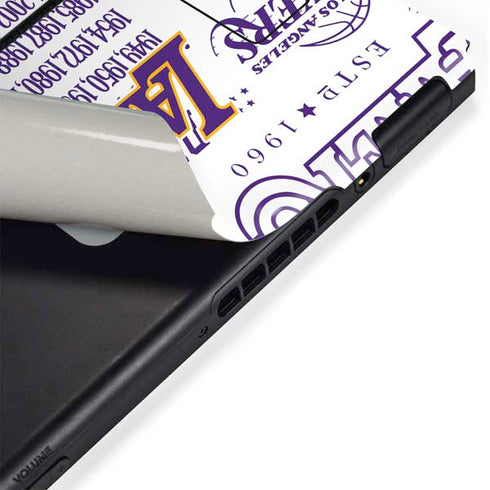 NBA LA Lakers Historic Blast Nintendo Skins