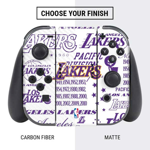 NBA LA Lakers Historic Blast Nintendo Switch Bundle Skin