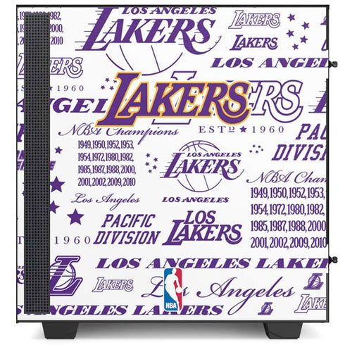 NBA LA Lakers Historic Blast NZXT H510 Compact ATX Mid-Tower Case Skin