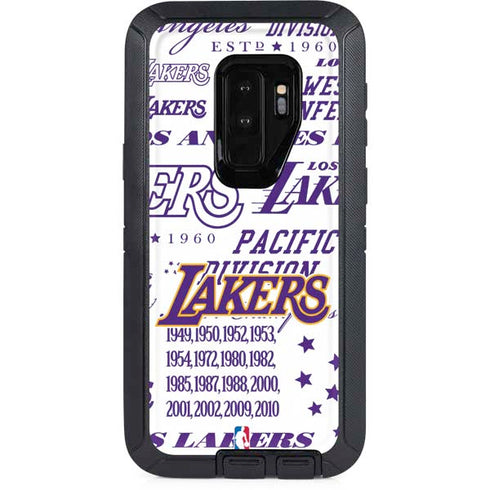 NBA LA Lakers Historic Blast Otterbox Defender Galaxy Skin