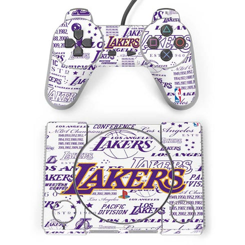 NBA LA Lakers Historic Blast PlayStation Classic Bundle Skin