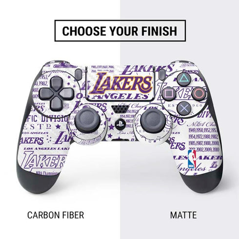 NBA LA Lakers Historic Blast PS4 Controller Skin