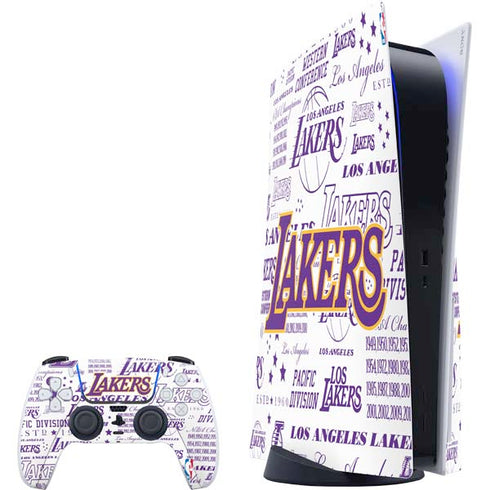 NBA LA Lakers Historic Blast PS5 Bundle Skin