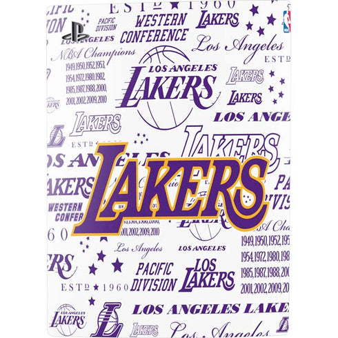 NBA LA Lakers Historic Blast PS5 Digital Edition Console Skin