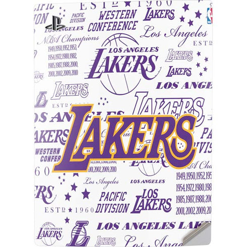 NBA LA Lakers Historic Blast PS5 Digital Edition Console Skin