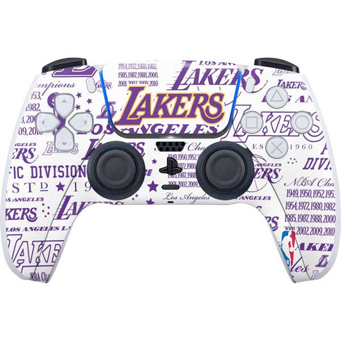 NBA LA Lakers Historic Blast PS5 Controller Skin