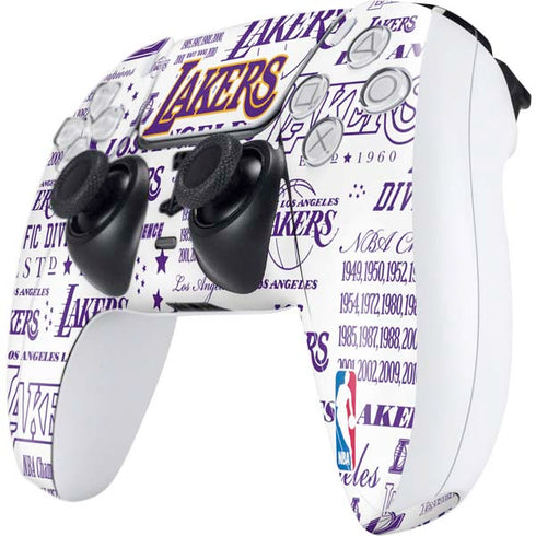 NBA LA Lakers Historic Blast PS5 Controller Skin