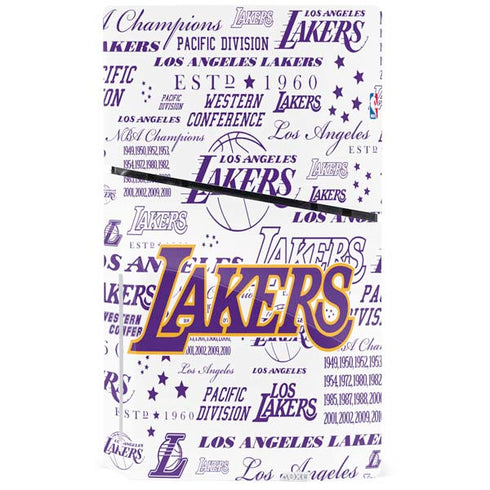 NBA LA Lakers Historic Blast PS5 Slim Disk Console Skin