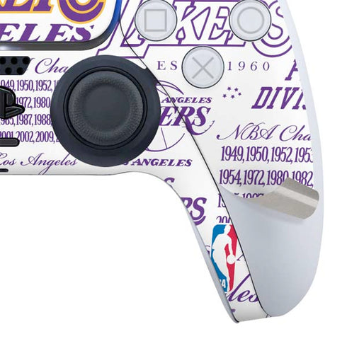 NBA LA Lakers Historic Blast PS5 Slim Digital Edition Bundle Skin