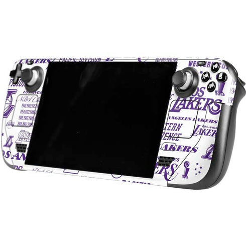 NBA LA Lakers Historic Blast Steam Deck Handheld Gaming Computer Skin