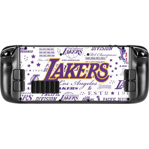 NBA LA Lakers Historic Blast Steam Deck Handheld Gaming Computer Skin